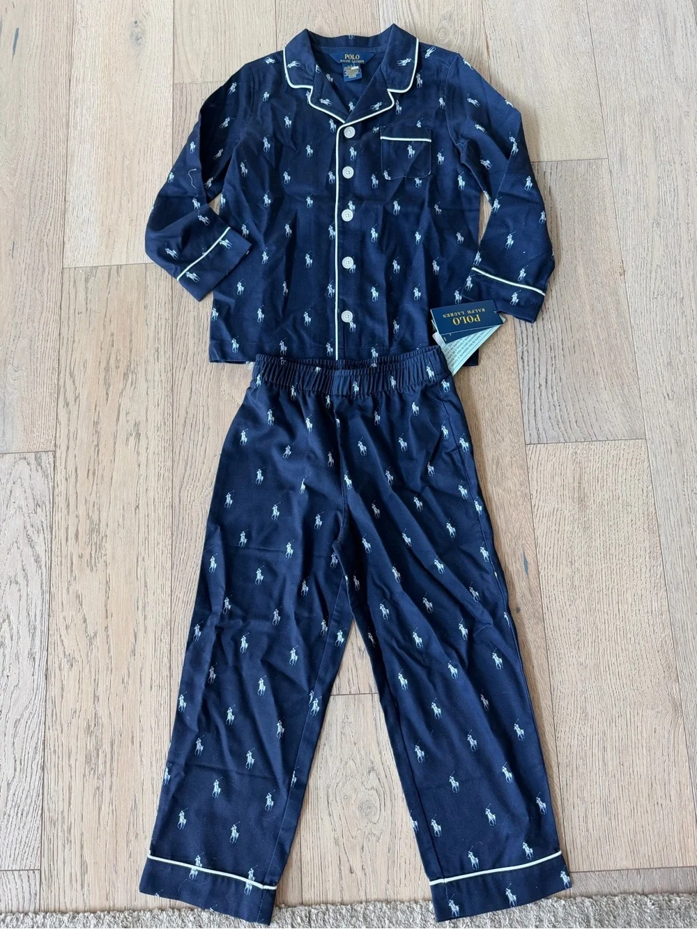 Polo Ralph Lauren Newport Navy Pajama Set Size 6